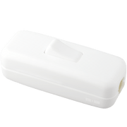 STANDARD IN LINE WHITE LIGHT SWITCH - DYKE & DEAN